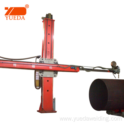 Cross arm welding pipe cnc welding manipulator